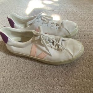 Veja Esplar canvas sneaker purple pink